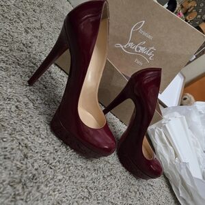 Christian Louboutin Deep Red Heels